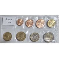 Grecia euro set UNC 2007
