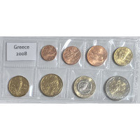Grecia euro set UNC 2008