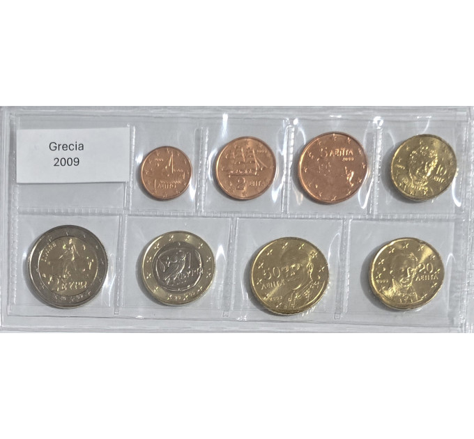Grecia euro set UNC 2009