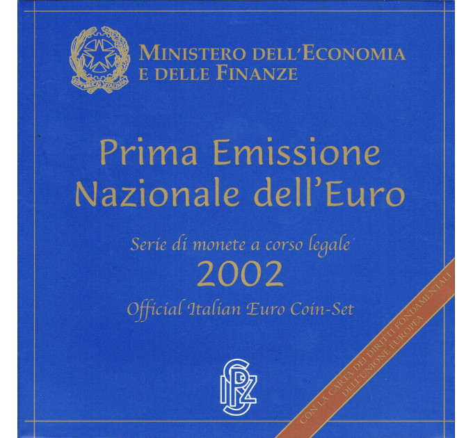Italia Set Euro FDC 2002