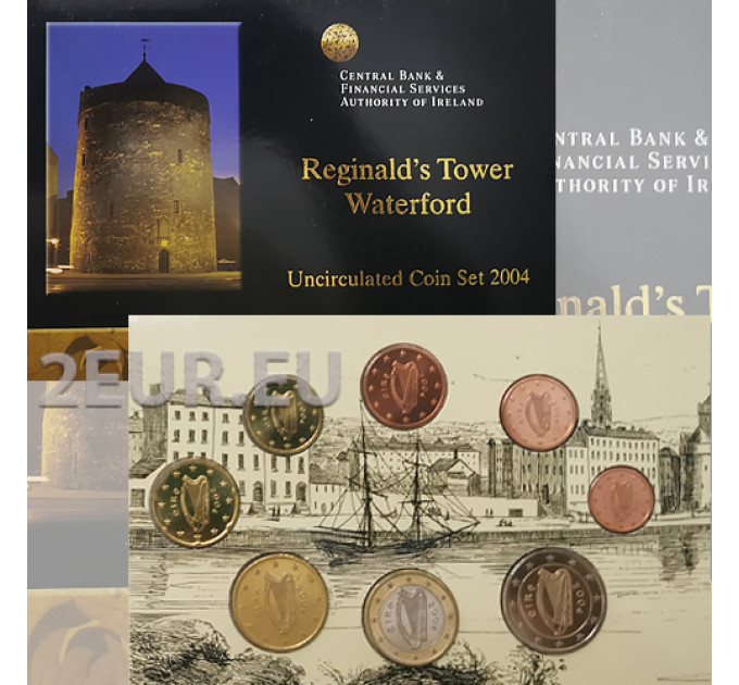 Irlanda euro set BU 2004 - Beni Culturali - Torre Reginald`s Waterfor