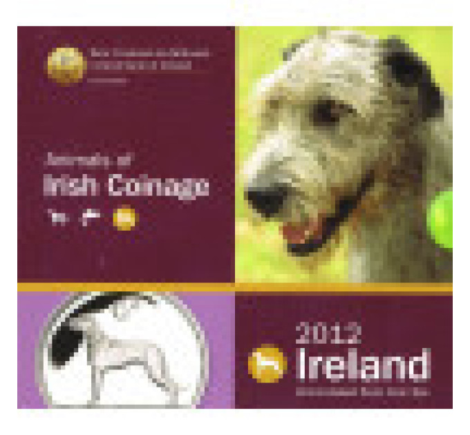 Irlanda euro set BU 2012 - Motivi animali su monete irlandesi - Hound