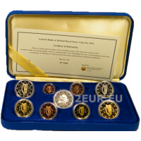 Irlanda euro set proof 2012 - DIECI ANNI DI EURO