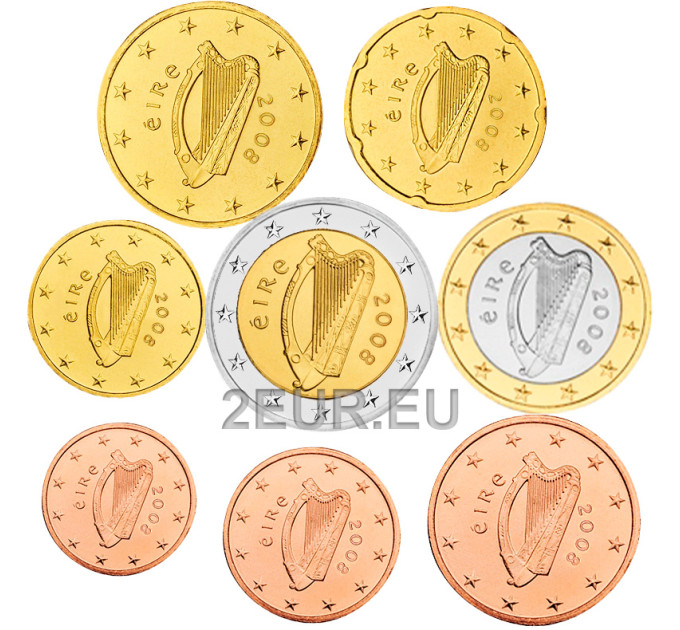 Irlanda 2008 - Euro set UNC