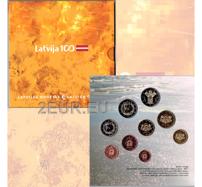Lettonia 2018 - Euro set BU