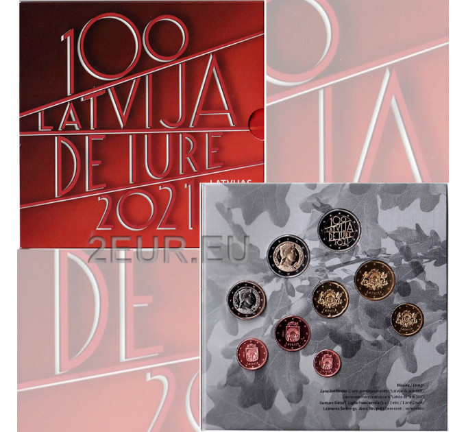 Lettonia 2021 - Euro set BU