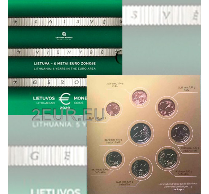 Lituania 2020 - Euro set BU