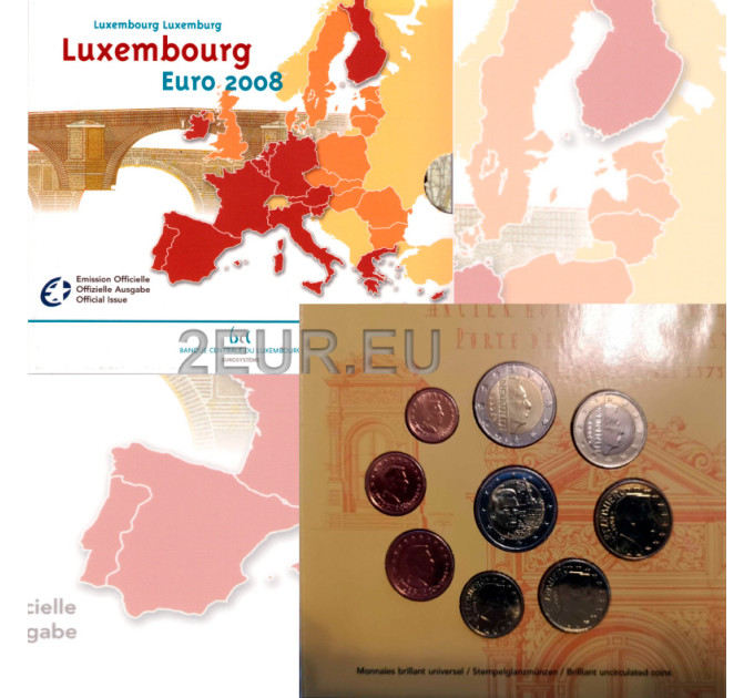 Lussemburgo 2008 - Euro set BU