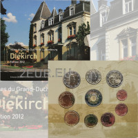 Lussemburgo euro set BU 2012 - Città di Diekirch