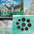Lussemburgo euro set BU 2022 - Vianden - 50 anni di bandiera lussemburghese