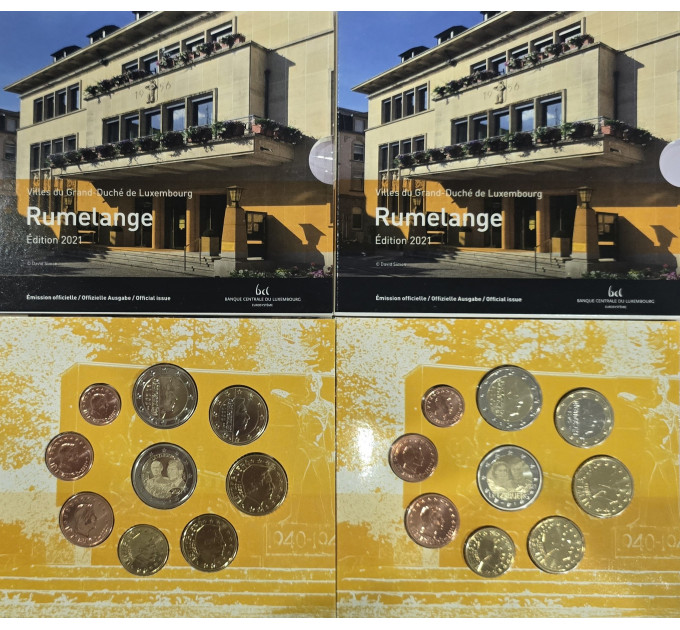 Lussemburgo euro set BU 2021 - Città di Rumelange