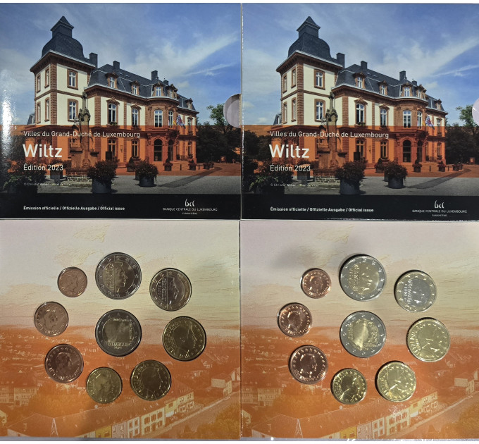 Lussemburgo euro set BU 2023 - Città di Wiltz - Comitato Olimpico Internazionale