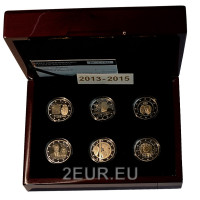 Lussemburgo 2 euro Proof 2013 - 2015