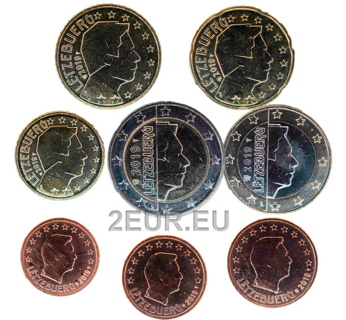 Lussemburgo 2019 - Euro set UNC