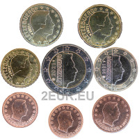 Lussemburgo Serie di monete in euro UNC 2021