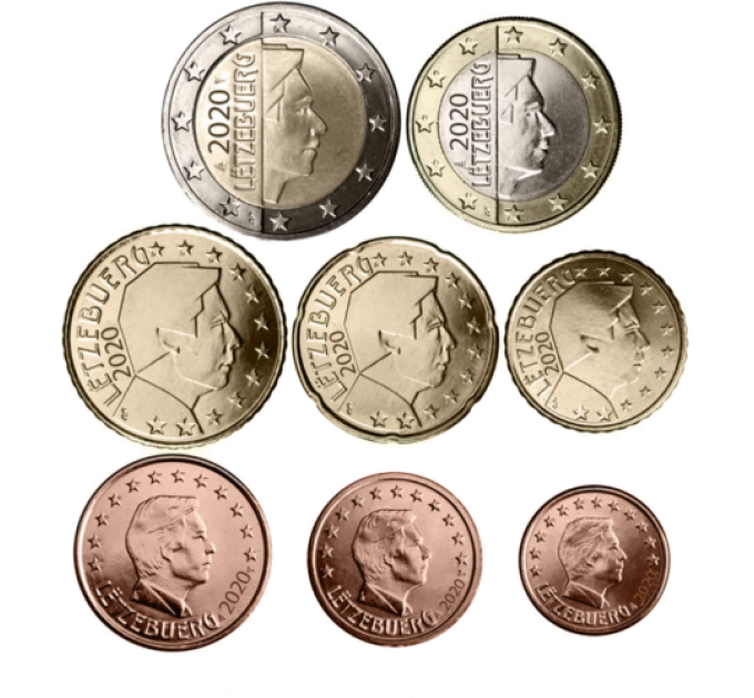 Lussemburgo 2020 - Euro set UNC