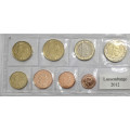 Lussemburgo Euro set UNC 2012