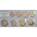 Lussemburgo Euro set UNC 2016