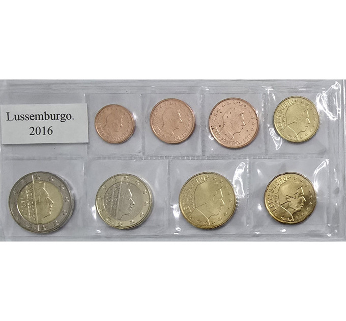 Lussemburgo Euro set UNC 2016