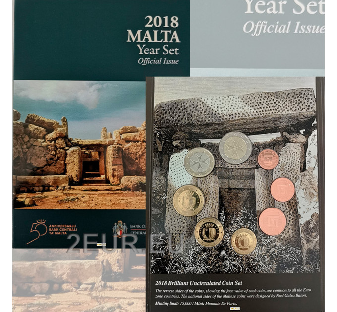 Malta Set Euro FDC 2018