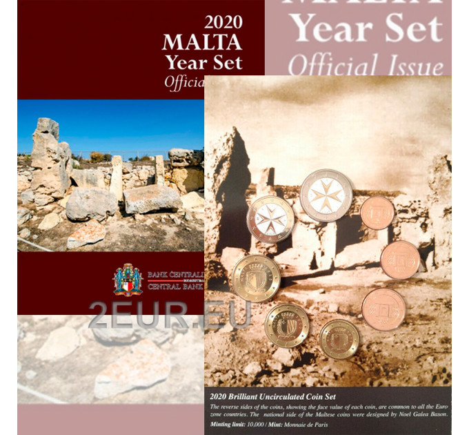 Malta Set Euro FDC 2020 - Templi di Skorba