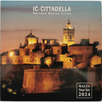 Malta euro set BU 2024 - Città murate maltesi - Cittadella