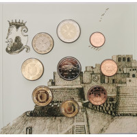 Malta euro set BU 2024 - Città murate maltesi - Cittadella