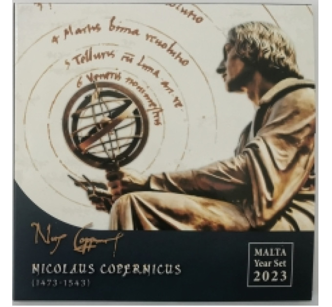 Malta euro set BU 2023 - Niccolò Copernico