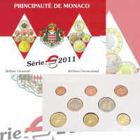 Monaco FDC set 2011 - Serie di monete in euro