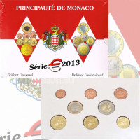 Monaco FDC set 2013 - Serie di monete in euro