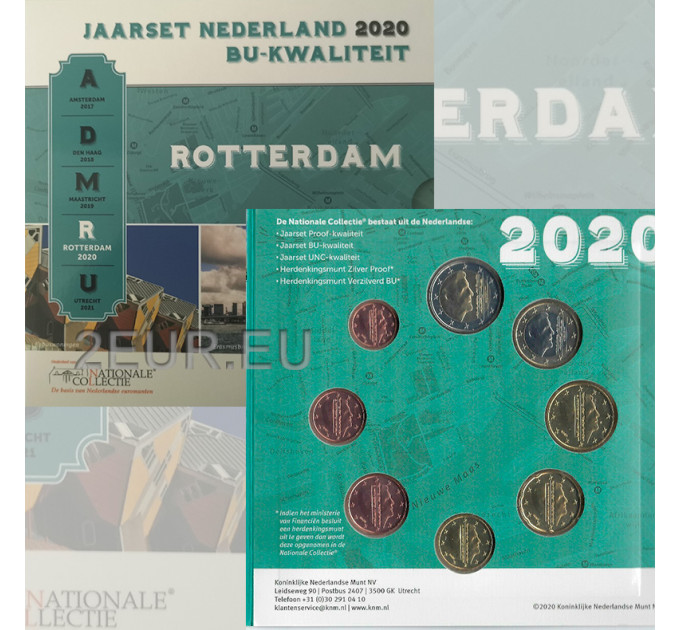 Olanda Serie euro BU 2020 - Rotterdam