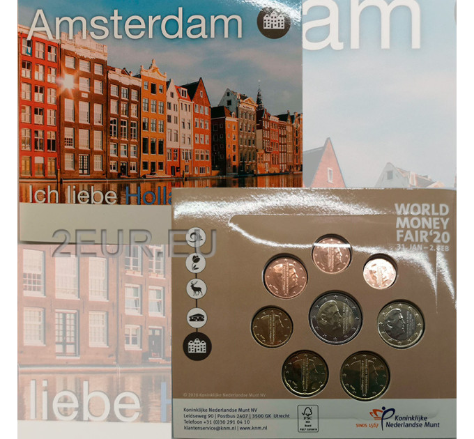 Olanda Serie euro BU 2020 - Amsterdam