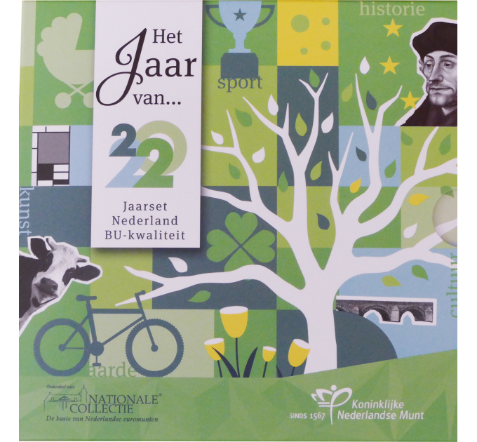 Olanda Serie euro BU 2022 - Elementi - Terra