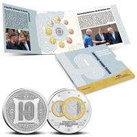 Olanda Serie euro BU 2024 - 10 anni di monete in euro con Re Guglielmo Alessandro