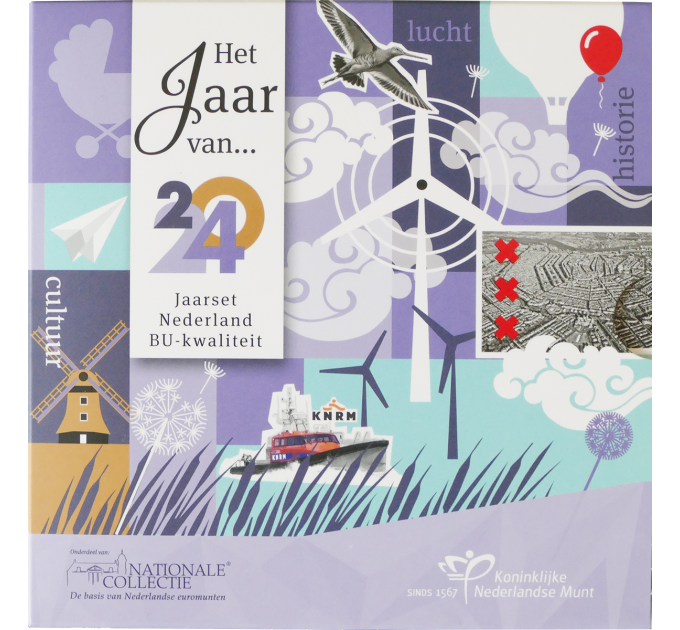 Olanda Serie euro BU 2024 - Elementi - Aria