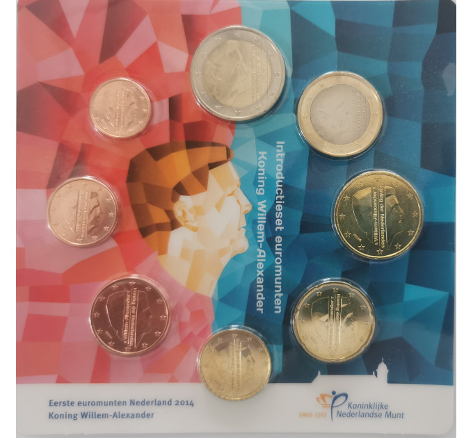 Olanda Serie di monete in euro UNC 2014
