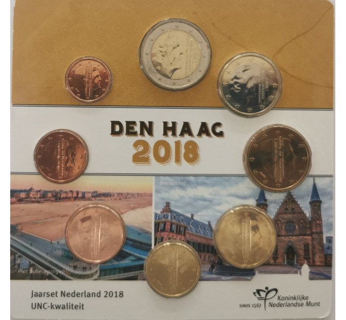 Olanda Serie di monete in euro UNC 2018