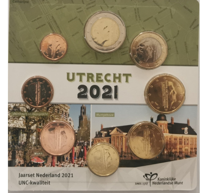 Olanda Serie di monete in euro UNC 2021