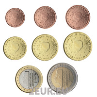 Olanda Serie di monete in euro UNC 2010