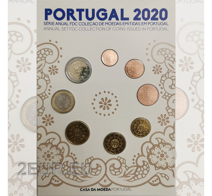 Portogallo 2020 - Euro set FDC