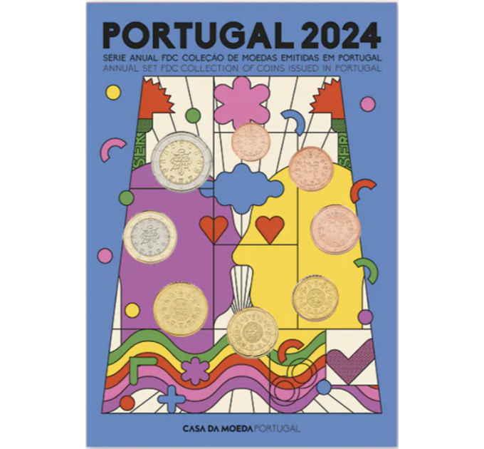 Portogallo Euro set FDC 2024