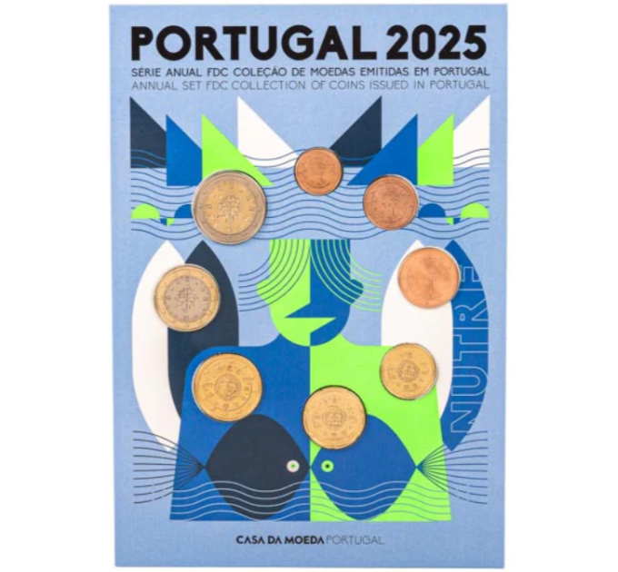 Portogallo Euro set FDC 2025