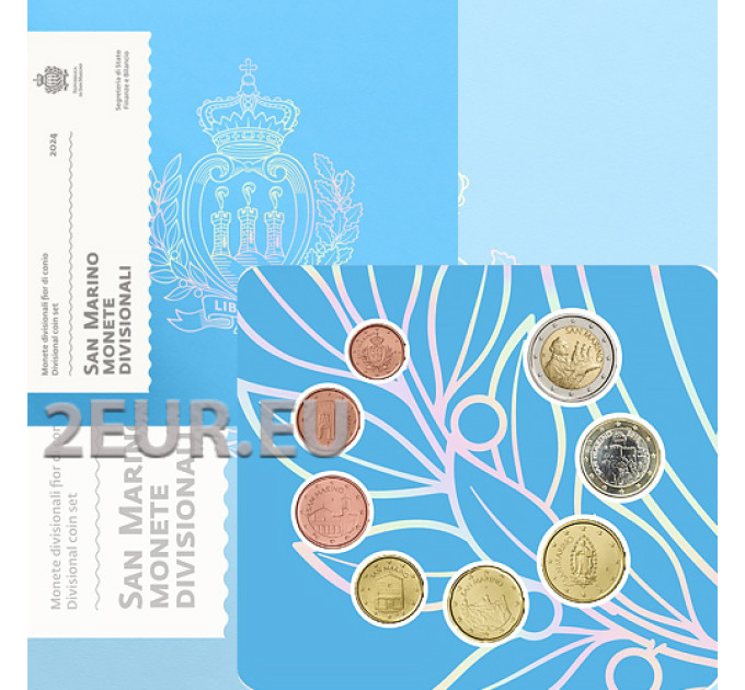 San Marino Euro set BU 2024