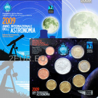 San Marino Euro set BU + Moneta Argento da 5 euro 2009