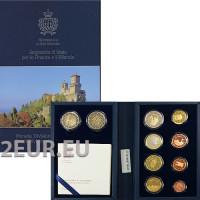 San Marino Euro set proof 2017