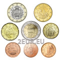 San Marino Serie di monete in euro UNC 2010