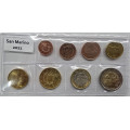 San Marino Serie di monete in euro UNC 2021