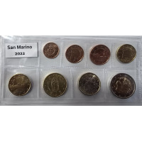 San Marino Serie di monete in euro UNC 2022