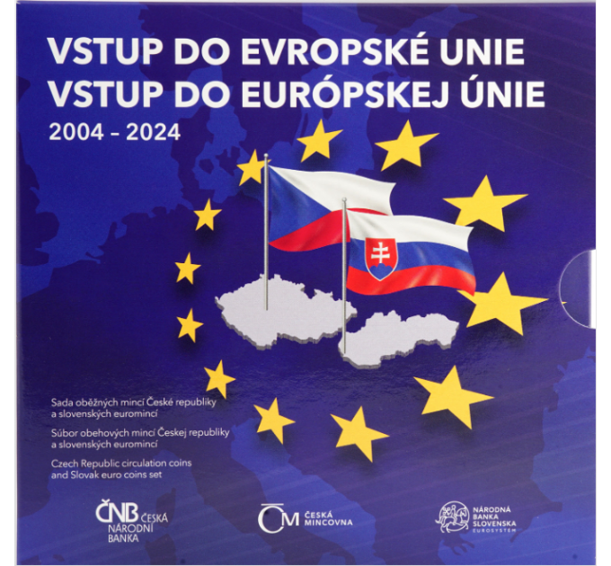 Slovacchia Serie di monete in euro FDC 2024 - 20 anni nell'UE