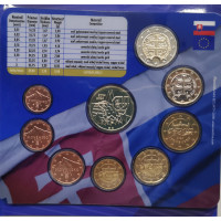 Slovacchia Serie di monete in euro FDC 2024 - 20 anni nell'UE